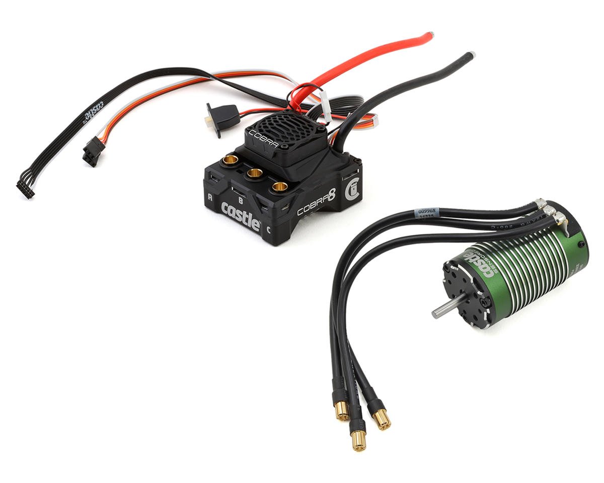 Castle Creations Cobra 8 6S 1/8 Scale Brushless Motor & ESC Combo (1800Kv) (CSE010-0172-01)