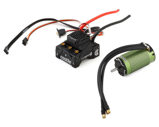 Castle Creations Cobra 8 6S 1/8 Scale Brushless Motor & ESC Combo (2200Kv) (CSE010-0172-03)