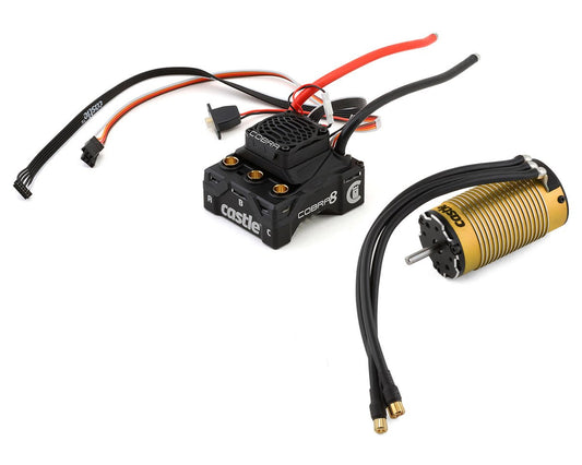 Castle Creations Cobra 8 6S 1/8 Scale Brushless Motor & ESC Combo (2200Kv) (CSE010-0172-04)