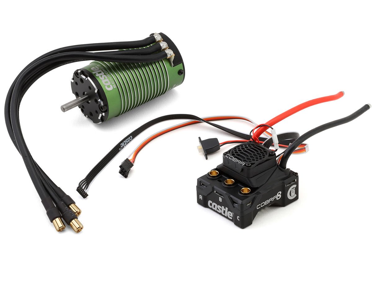 Castle Creations Cobra 8 6S 1/8 Scale Brushless Motor & ESC Combo (2650kV) (CSE010-0172-05)