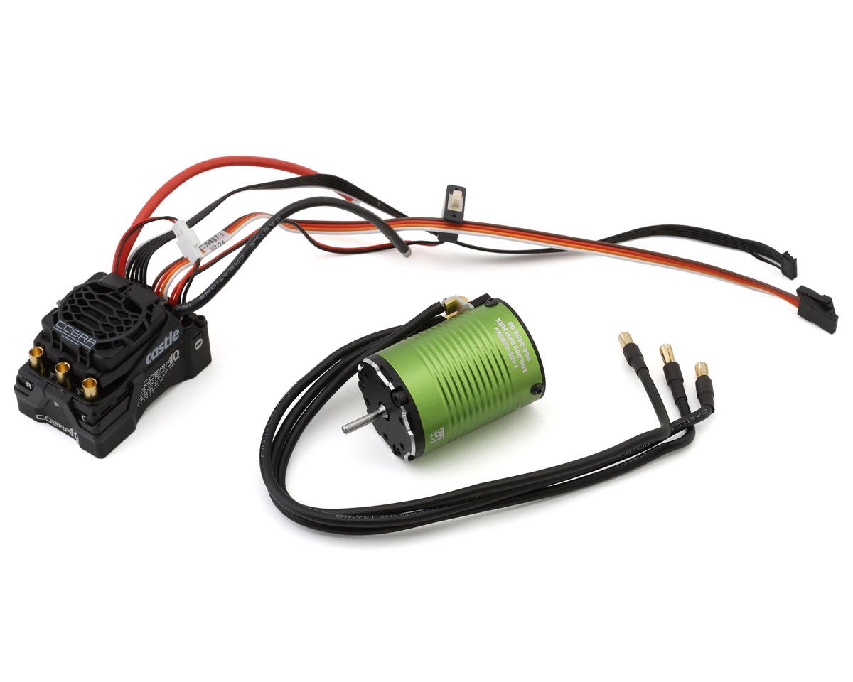 Castle Creations Cobra 10 6S 1/10 Brushless Combo w/1406 Sensored Motor (4600kV) (CSE010-0174-01)