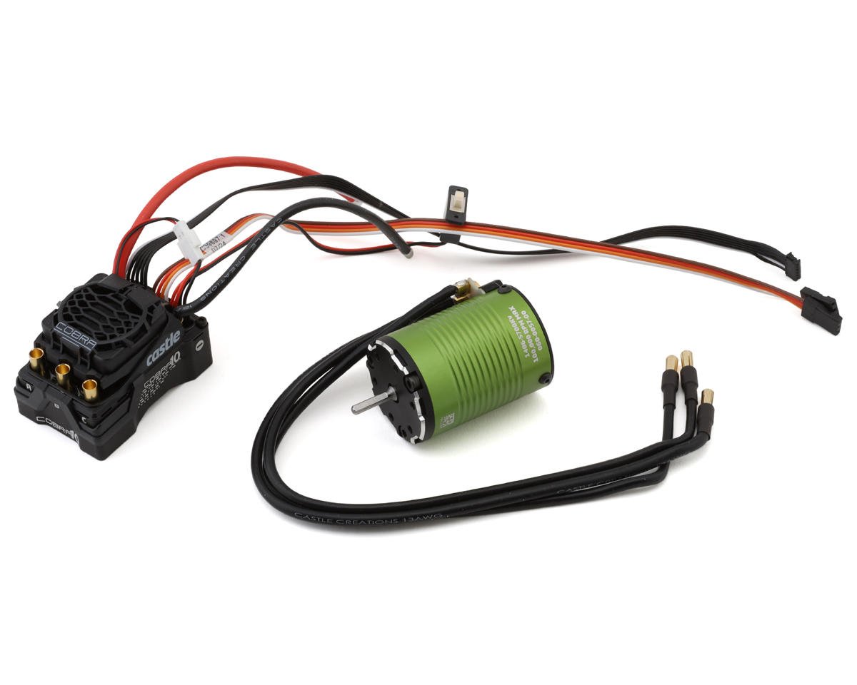 Castle Creations Cobra 10 6S 1/10 Brushless Combo w/1406 Sensored Motor (5700kV) (CSE010-0174-02)