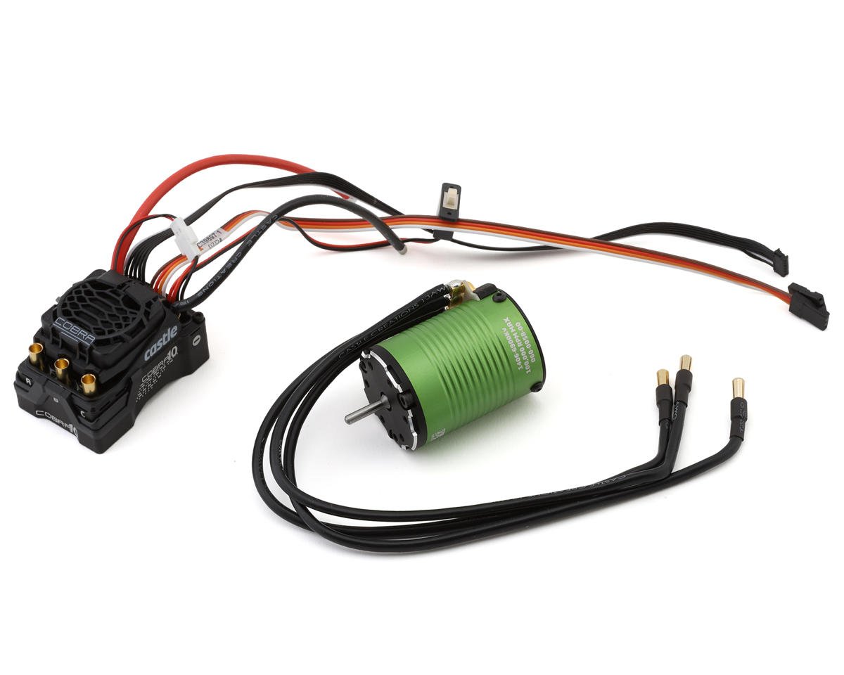 Castle Creations Cobra 10 6S 1/10 Brushless Combo w/1406 Sensored Motor (6900kV) (CSE010-0174-03)