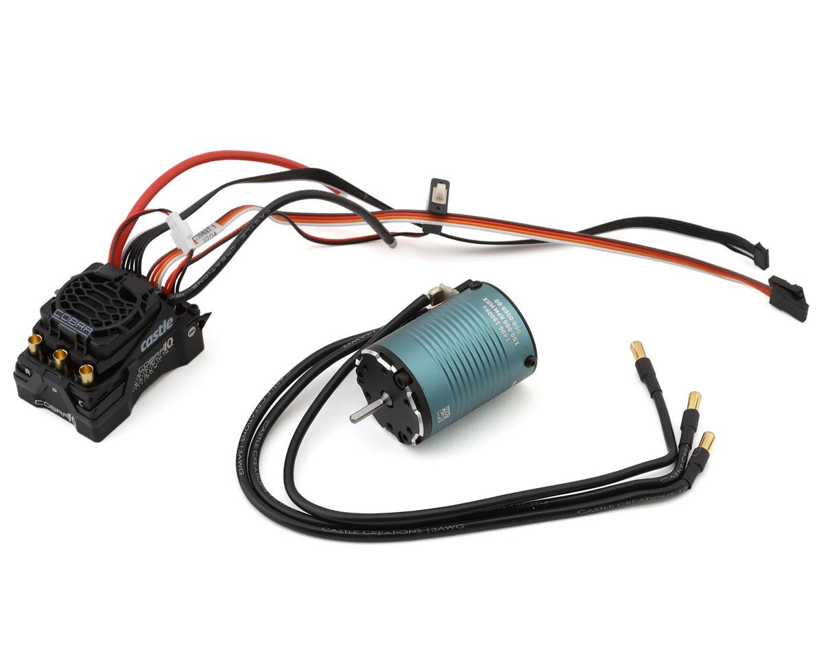 Castle Creations Cobra 10 6S 1/10 Brushless Combo w/1406 Sensored Motor (1900kV) (CSE010-0174-05)