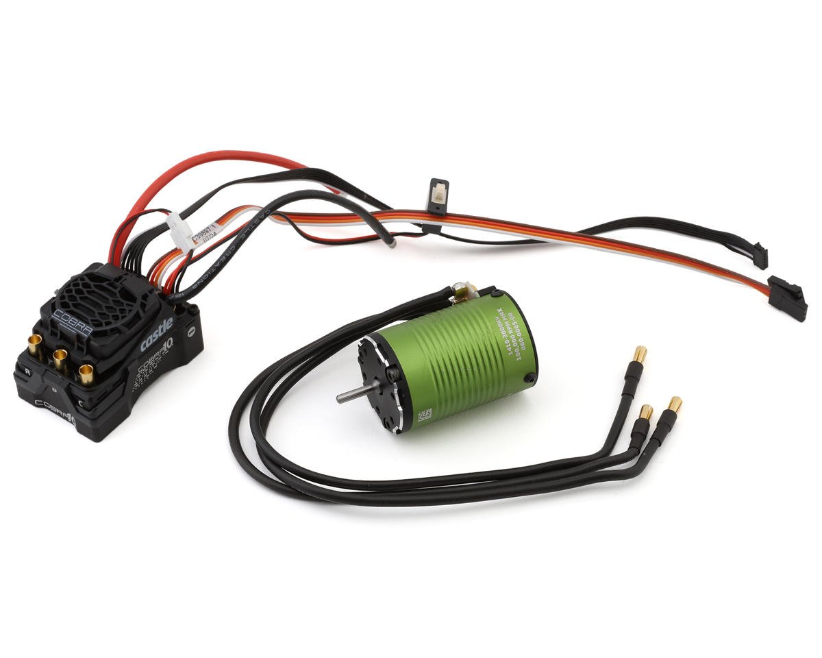 Castle Creations Cobra 10 6S 1/10 Brushless Combo w/1410 Sensored Motor (3800kV) (CSE010-0174-09)