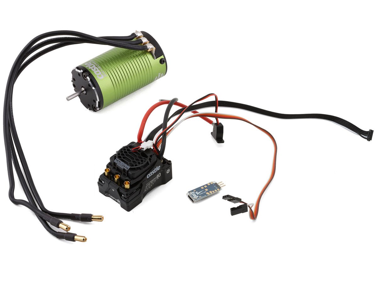 Castle Creations Cobra 10 6S 1/10 Brushless Combo w/1412 Sensored Motor (2100kV) (CSE010-0174-11)