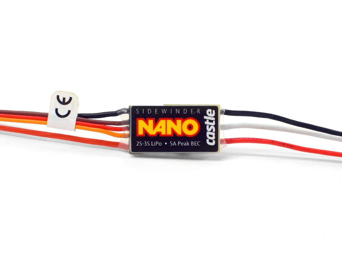 Castle Creations Sidewinder Nano Micro Brushless/Brushed ESC (12.6V) (CSE010-0176-00)