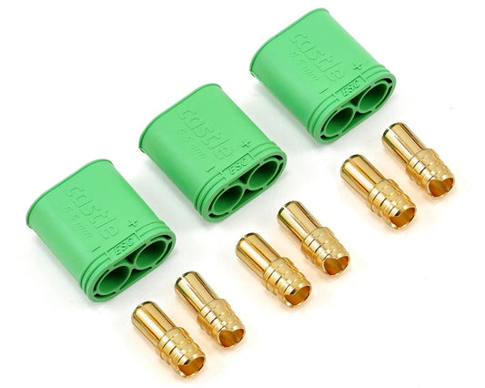 Castle Creations 6.5mm Polarized Bullet Connector (3) (Male) (CSE011-0068-00)