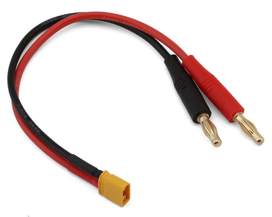 ECOPOWER - Heavy Duty XT30 Ultra Plug Charge Lead (Male XT30 to 4mm Banana) (ECP-1611)