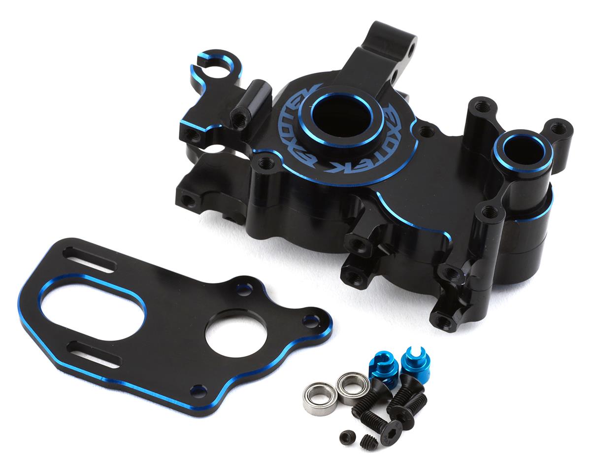 Exotek B6 Alloy Drag Gear Box Set w/Motor & Sway Bar Mounts (EXO2094)