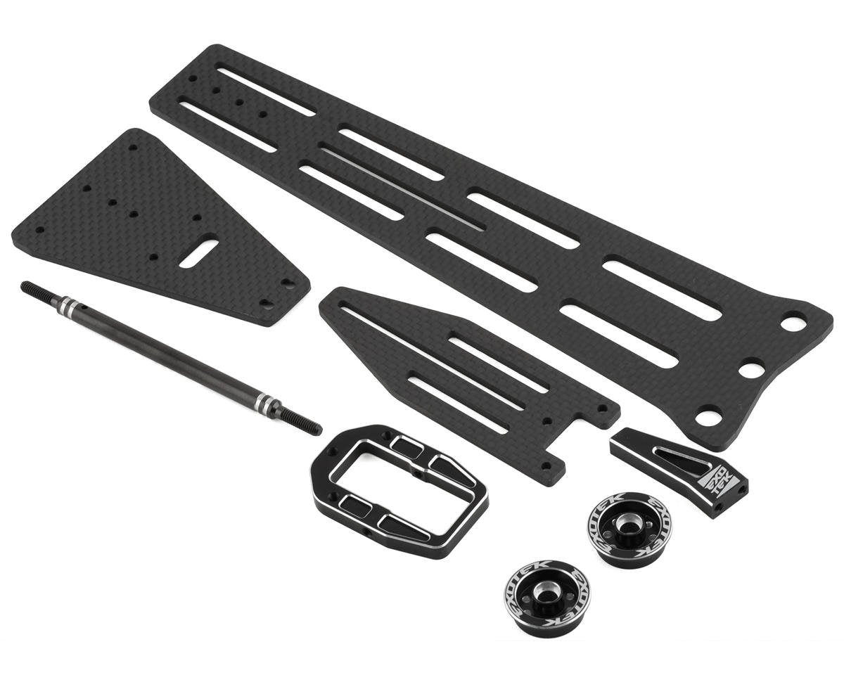 Exotek DR10M Pro Single Wheel Carbon Wheelie Bar Set (EXO2104)