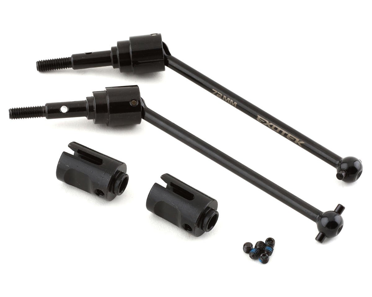 Exotek HD Steel Front CVD Set for Traxxas Slash 4X4 (EXO2131)
