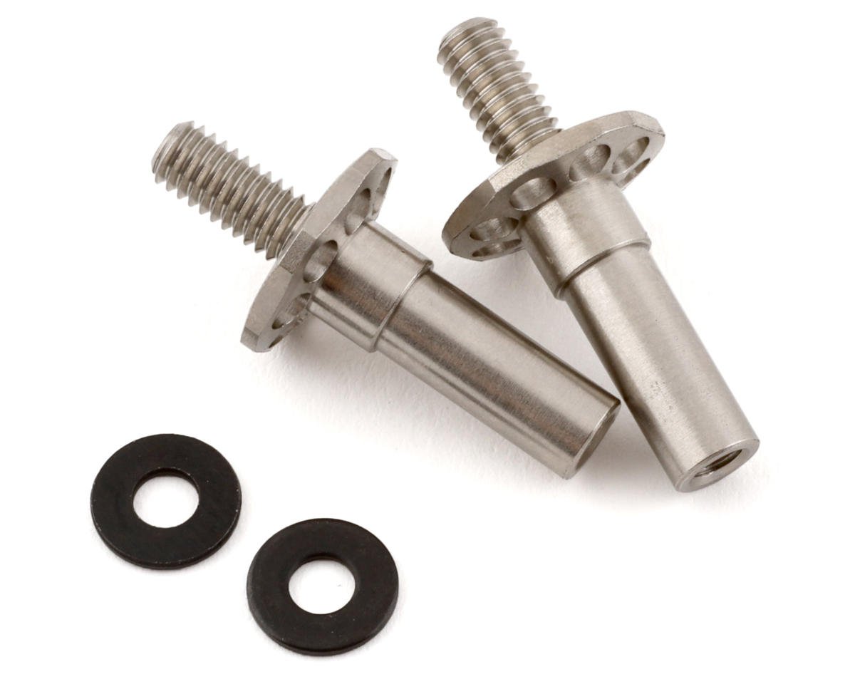 Exotek Team Associated RB10 Titanium Front Axles (2) (EXO2146)