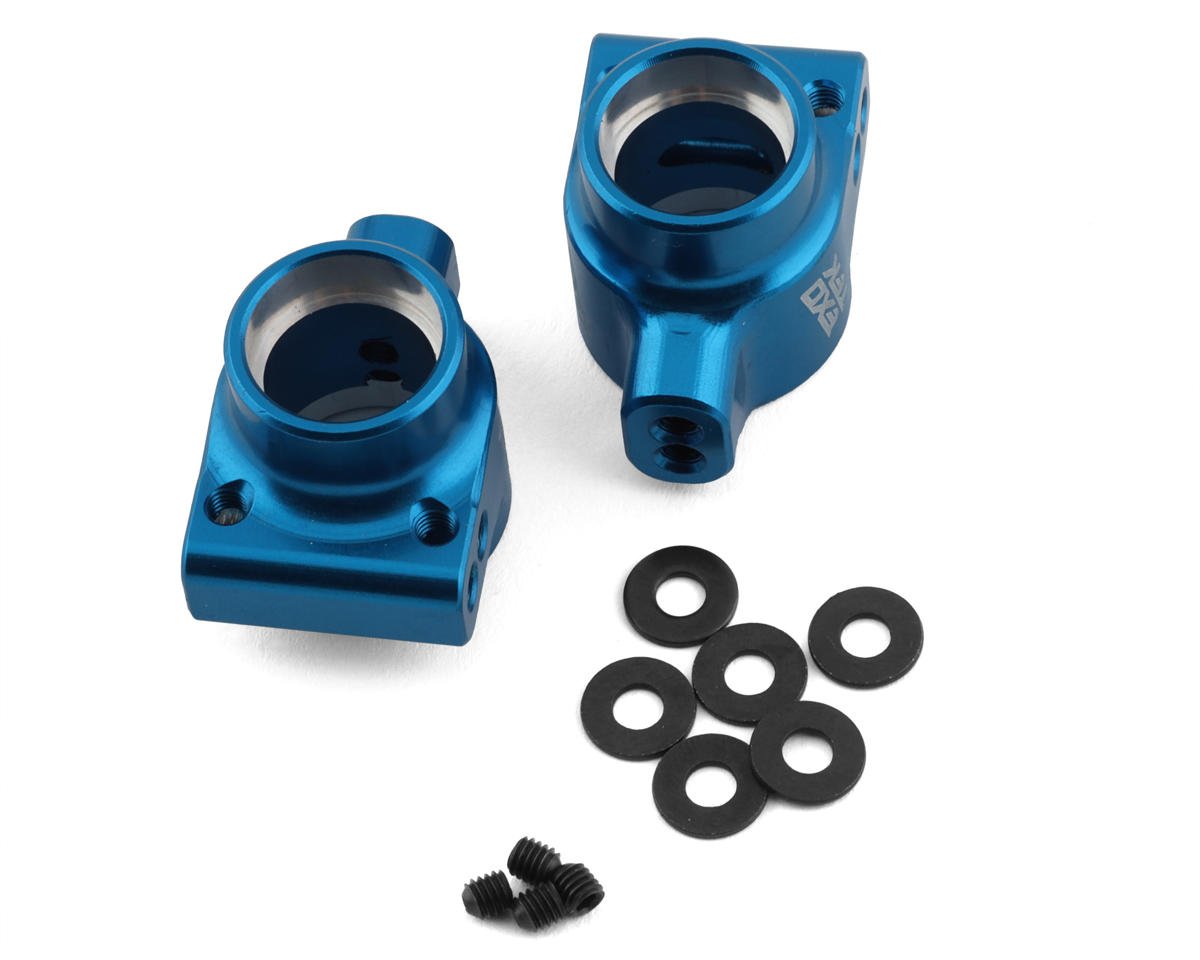Exotek Team Associated Pro2 SC10 Aluminum HD Rear Hubs (2) (EXO2149)