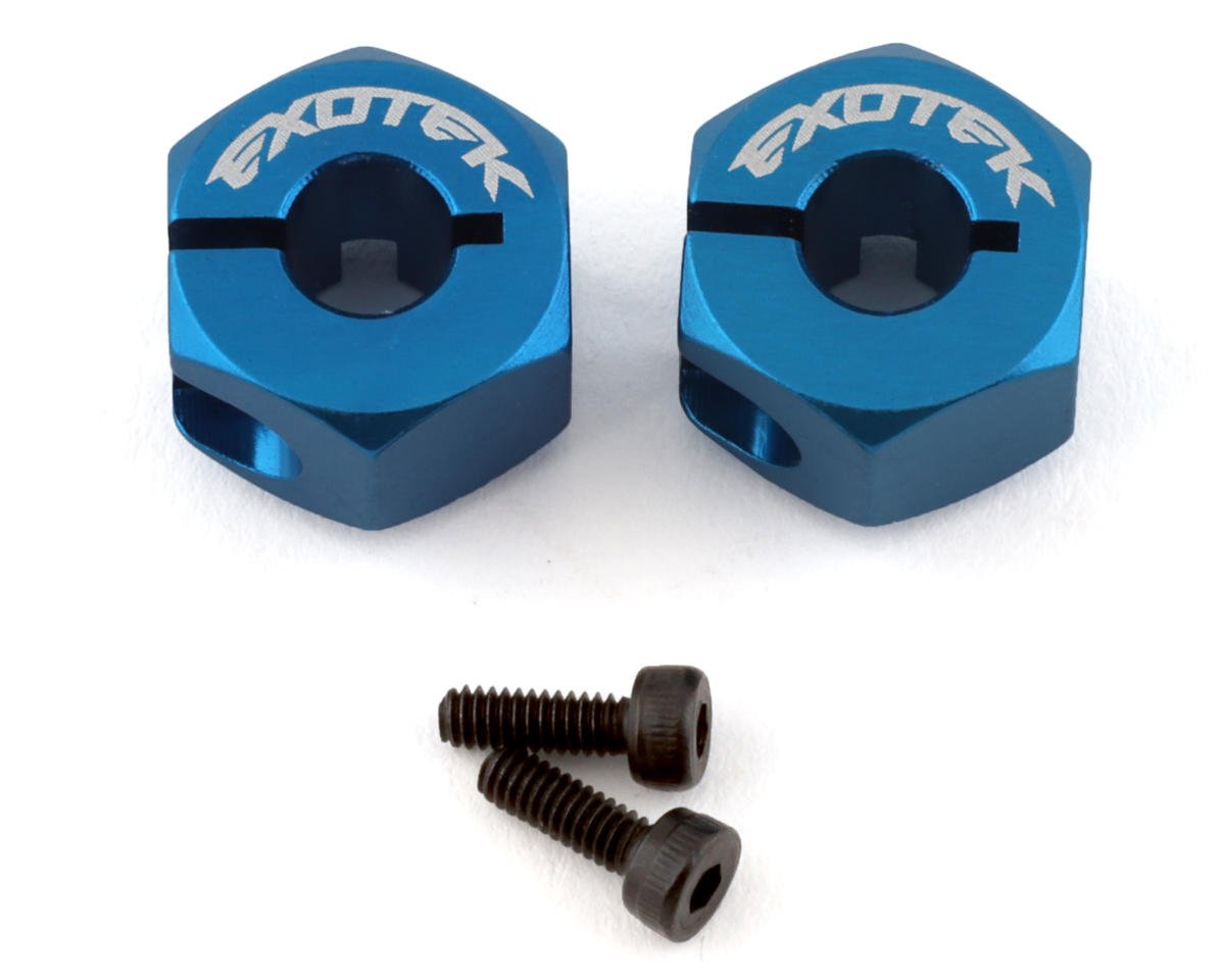Exotek Team Associated Pro2 SC10 Aluminum HD Rear Clamping Hex (2) (EXO2151)