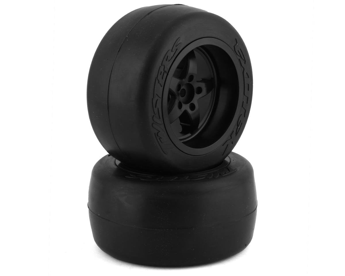Exotek Twister Pro Drag Belted Rear Tires & Wheel Set w/Soft Foam (2) (Firm) (EXO2155)