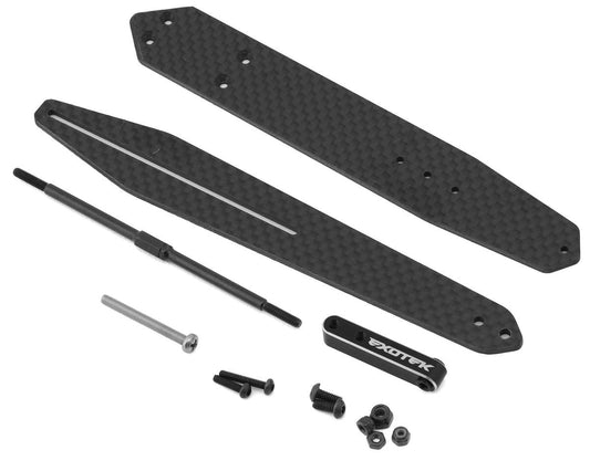 Exotek Losi Mini Drag Carbon Fiber Wheelie Bar Set (EXO2159)