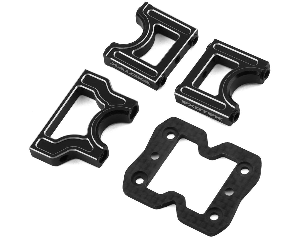 Exotek TLR 8IGHT-X/E 2.0 Aluminum Center Differential Mount & Carbon Plate Set (EXO2173)