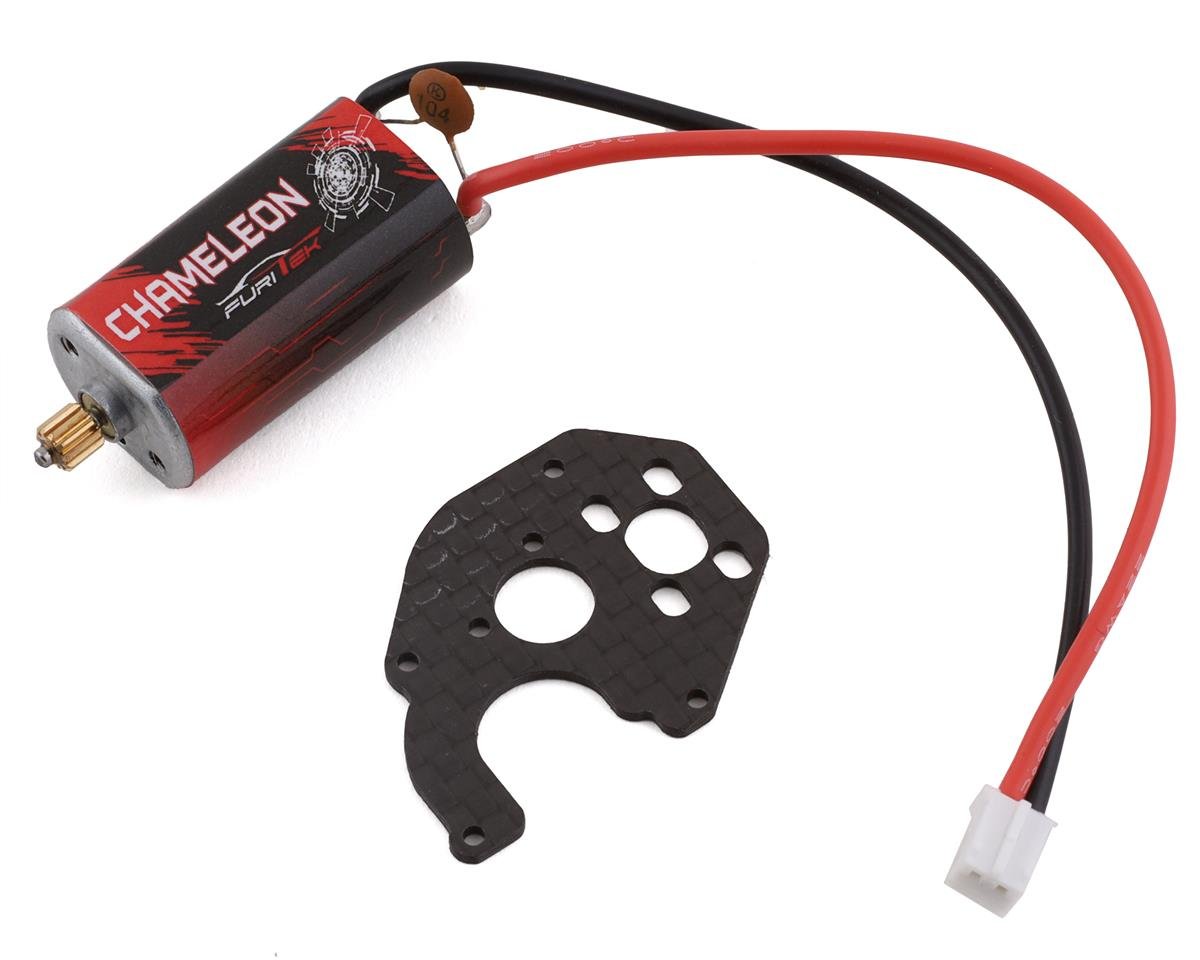 Furitek SCX24 Chameleon Brushed Motor w/Motor Mount & Pinion (80T) (FTK-FUR-2076)