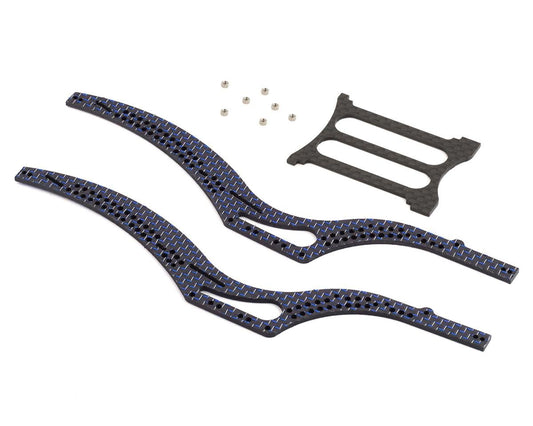 Furitek SCX24 Scythe Carbon Fiber Frame Rails (Blue) (FTK-FUR-2085)