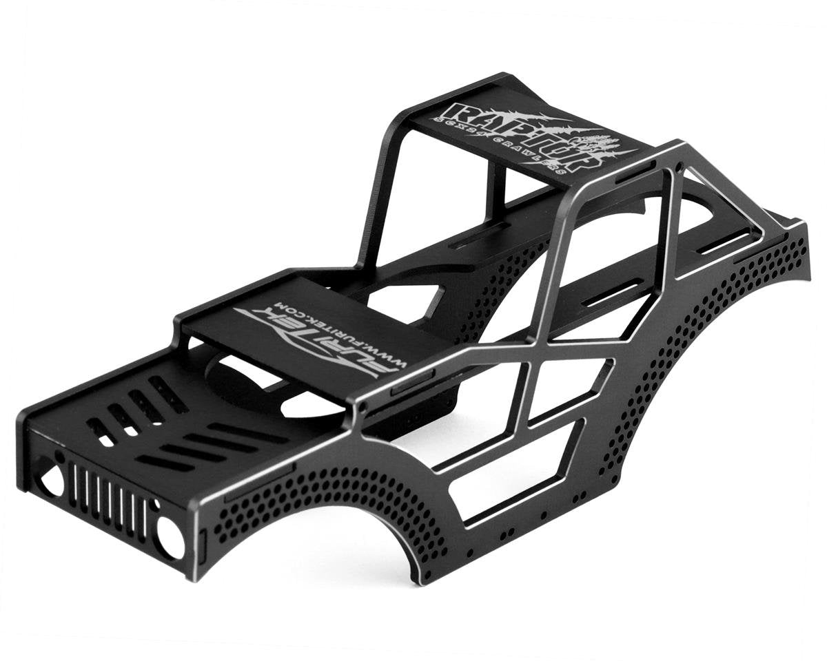 Furitek Raptor SCX24 Aluminum Frame Kit (Black) (FTK-FUR-2110)