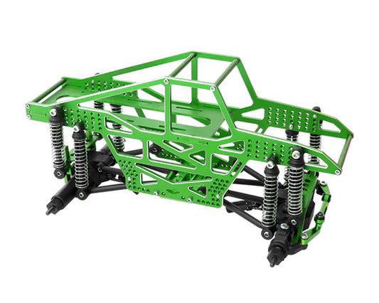 Furitek 1/24 Rampart CNC Machined Monster Truck Full Chassis Kit (Green) (FTK-FUR-2118)
