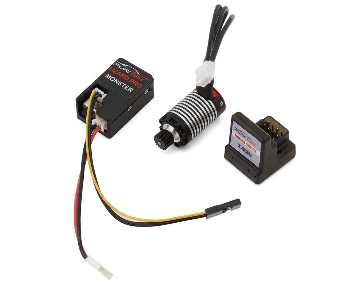 Furitek FMS FCX24 Smasher Monster Brushless Power System Combo w/Receiver (FTK-FUR-2347)