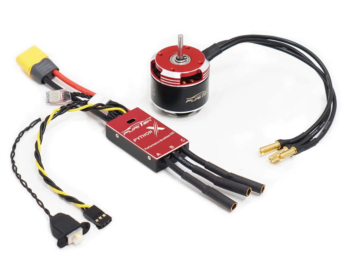 Furitek Python X 80A Brushless ESC & Motor Combo (Komodo Ten) (FTK-FUR-2351)