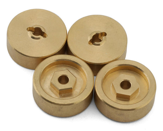 Furitek FX118 Brass Wheel Hex Adaptors (4) (46g) (FTK-FUR-2420)
