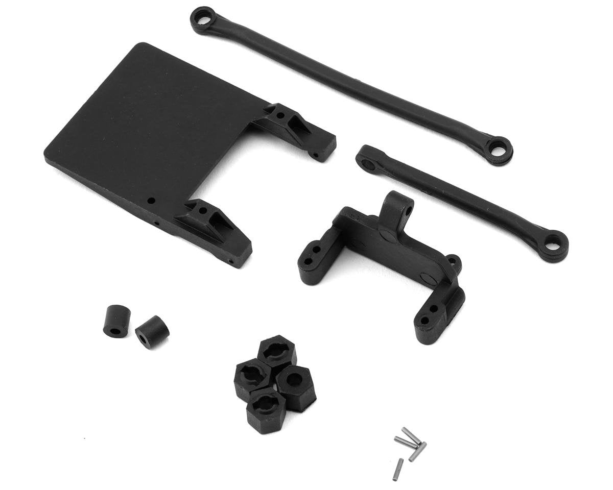 Furitek FX118 Electronics Mount, Servo Mount, Steering Links & Wheel Hubs (FTK-FUR-2432)