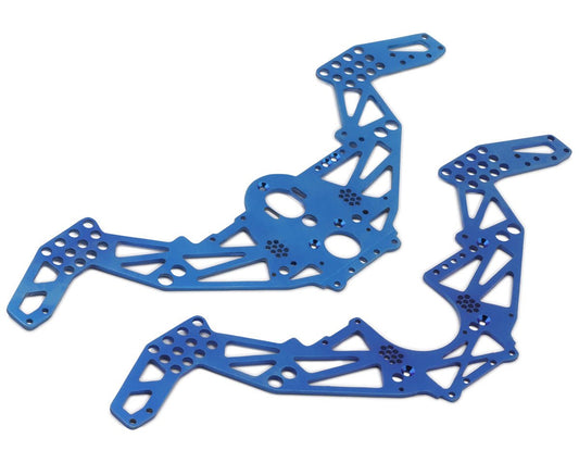 Furitek Losi 1/18 Mini LMT Titanium Chassis Frame Kit (Blue) (FTK-FUR-2589)