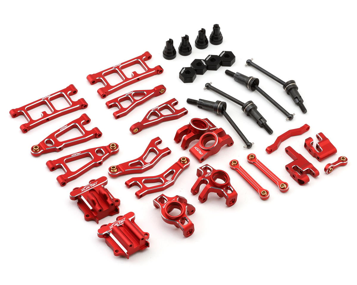 Furitek Arrma Mojave Grom Ultimate Aluminum Upgrade Combo (Red) (FTK-FUR-2598)