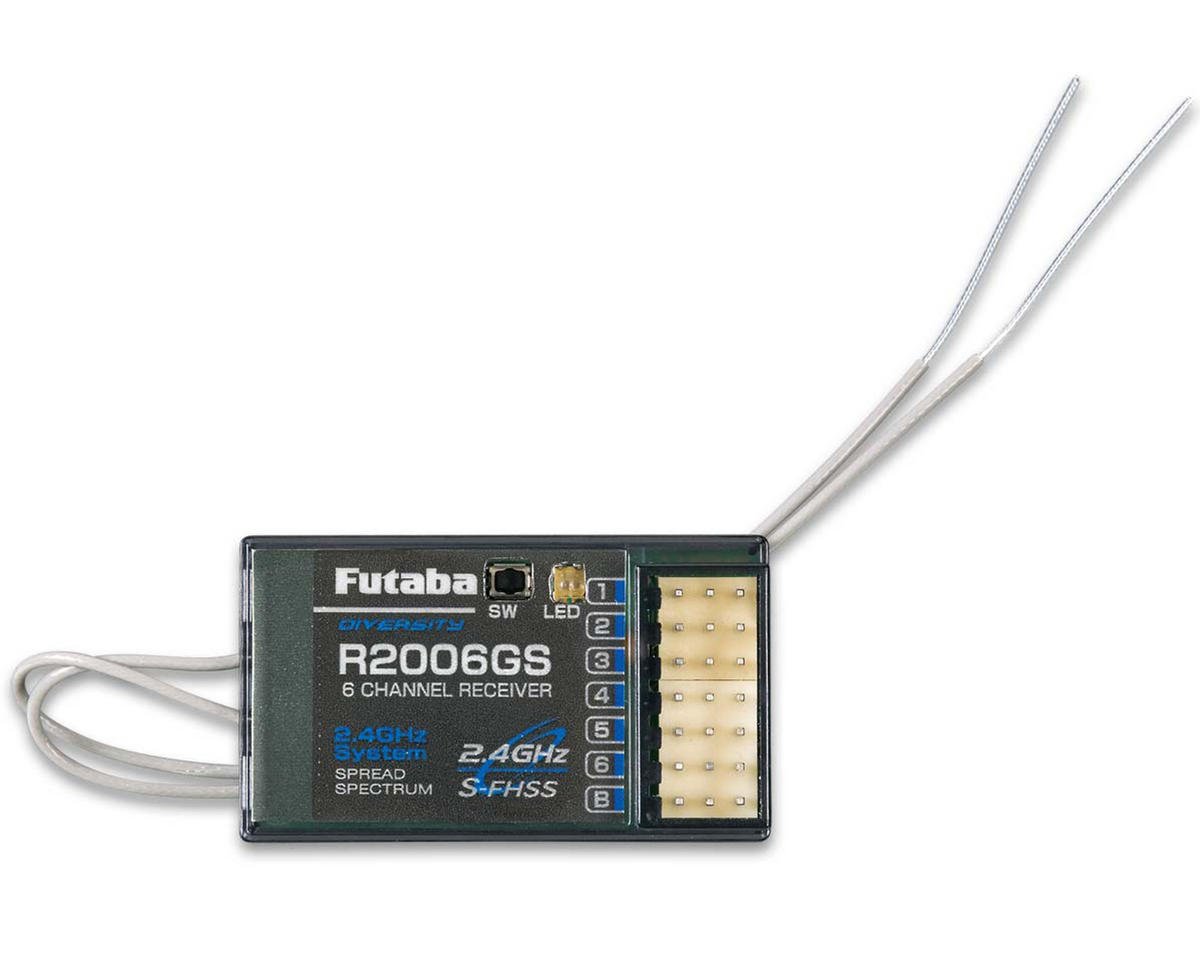 Futaba R2006GS 2.4GHz S-FHSS 6 Channel Air/Heli Receiver (FUT01102200-3)