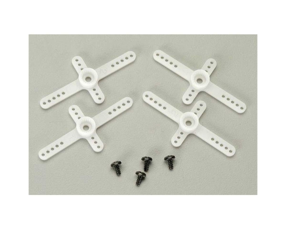 Futaba S3103 Micro Servo Horn Pack (4) (FUTFSH-63)