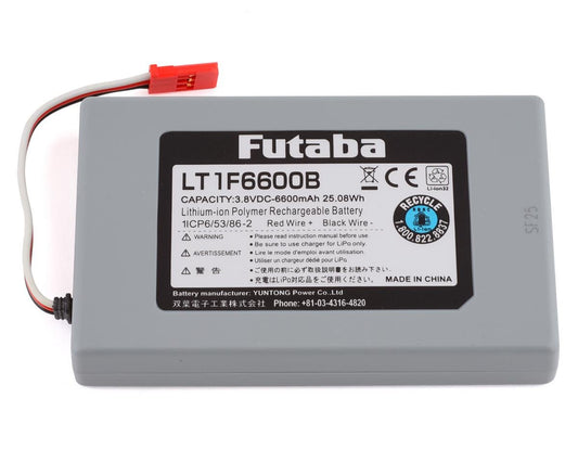 Futaba 32MZ LiPo 1S Transmitter Battery (3.7V/6600mAh) (FUTUBA0150)