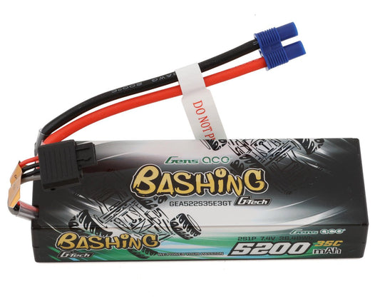 Gens Ace 2S G-Tech Smart "Bashing" LiPo Battery 35C (7.4V/5200mAh) w/EC3 (GEA522S35E3GT)