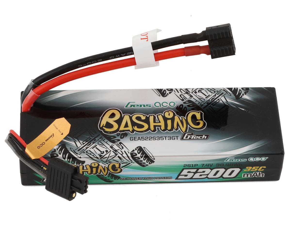 Gens Ace 2S G-Tech Smart "Bashing" LiPo Battery 35C (7.4V/5200mAh) (GEA522S35T3GT)