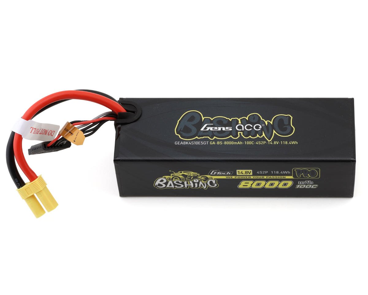 Gens Ace G-Tech Smart 4S LiPo Battery 100C (14.8V/8000mAh) w/EC5 Connector (GEA8K4S10E5GT)