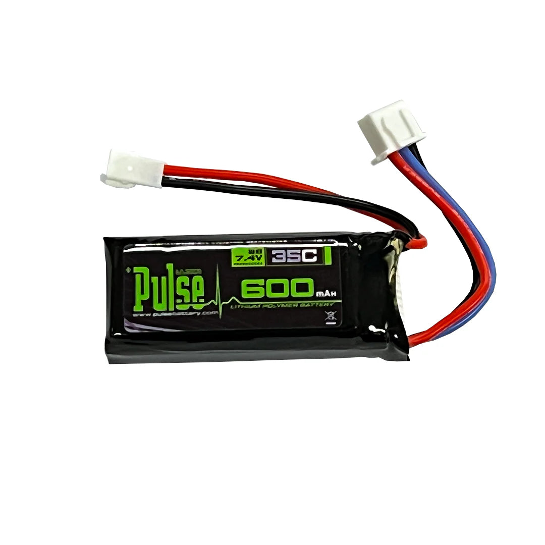 PULSE - 600mah 2S 7.4V 35C LiPo Battery - Molex 51005 (PLU35-6002)