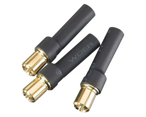 GREAT PLANES - Bullet Adapter (4mm Male to 6mm Female) (3)(GPMM3119)