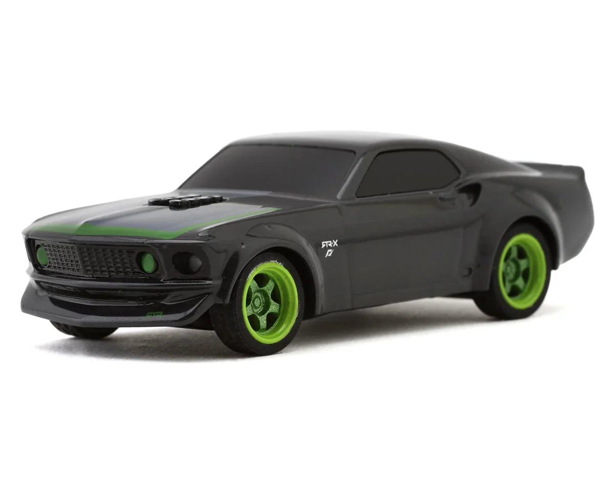 HPI Nano-TTR 1969 Ford Mustang 1/64 RTR-X Electric 2WD Micro Touring RC Car (Grey) w/2.4GHz Radio, Battery & USB-C Cable