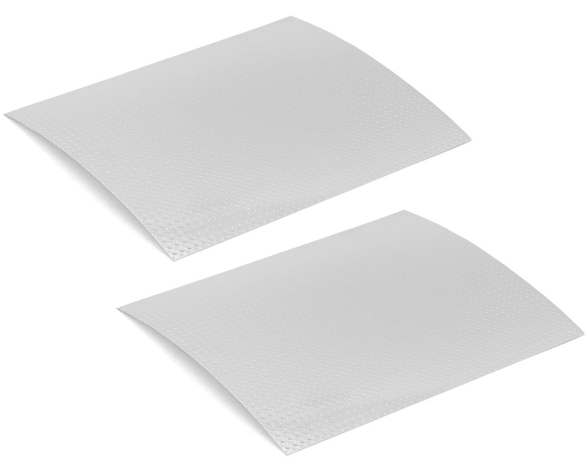 Hot Racing Aluminum Scale Diamond Plate Sheet (Silver) (2) (0.5mm) (HRAACC1808TP)