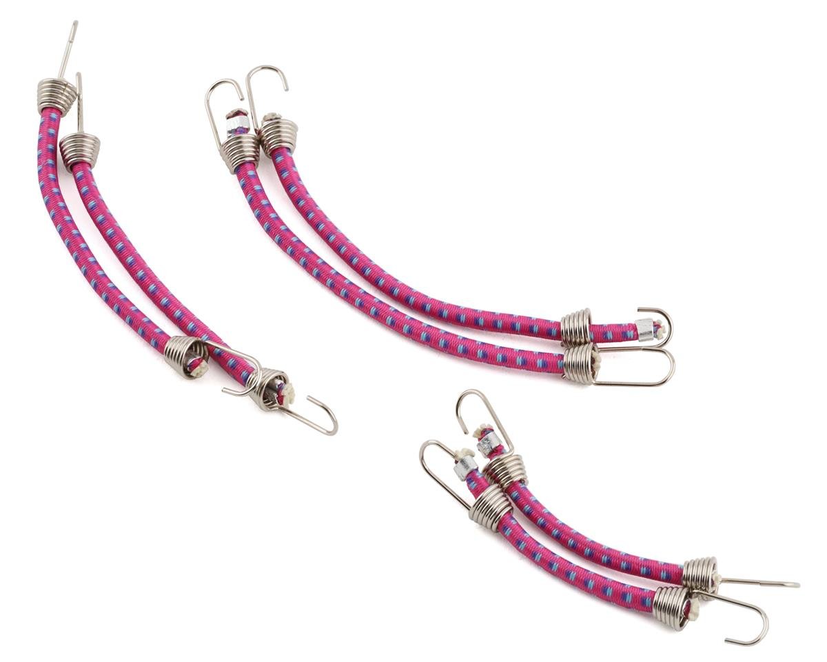 Hot Racing 1/10 Scale Bungee Cord Set (Purple/Blue) (6) (HRAACC468C87)