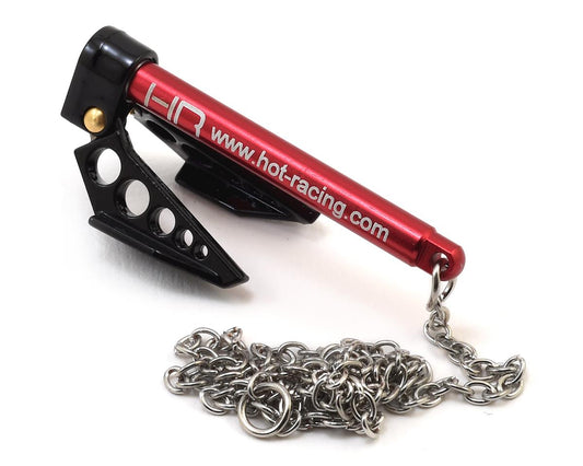 Hot Racing 1/10 Scale Portable Fold Up Winch Anchor (Black/Red) (HRAACC838F01)