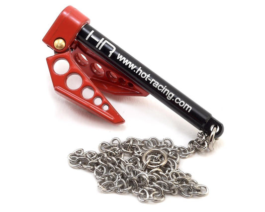 Hot Racing 1/10 Portable Fold Up Winch Anchor (Red/Black) (HRAACC838F02)