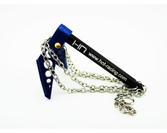 Hot Racing 1/10 Portable Fold Up Winch Anchor (Blue/Black) (HRAACC838F06)