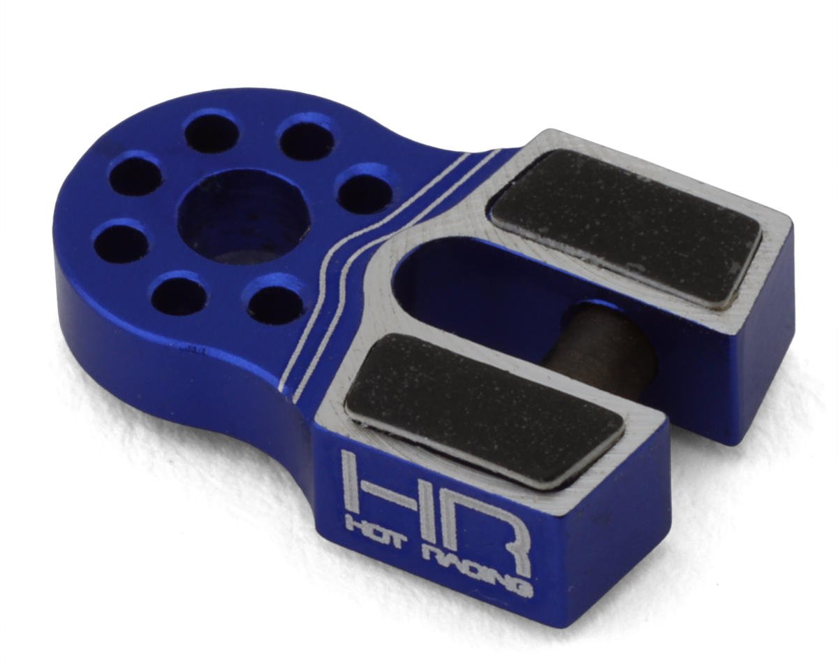 Hot Racing Aluminum Flat Link Winch Block (Blue) (HRAACC839F06)