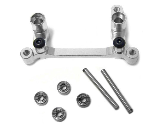 Hot Racing Silver Aluminum Ball Bearing Steering Kit (HRAAES4808)