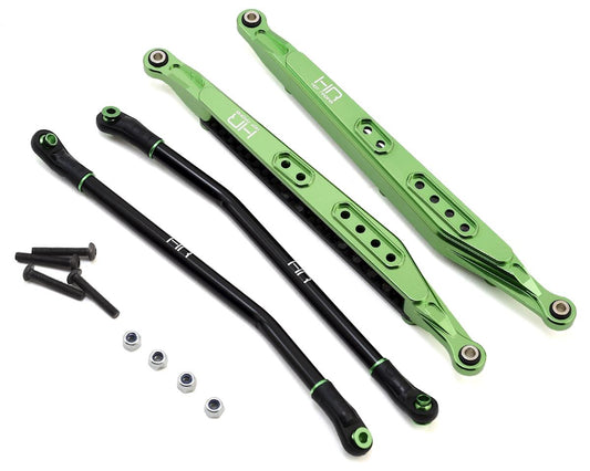Hot Racing Axial Yeti Aluminum Rear Link Set (Green) (HRAAMJ5605)