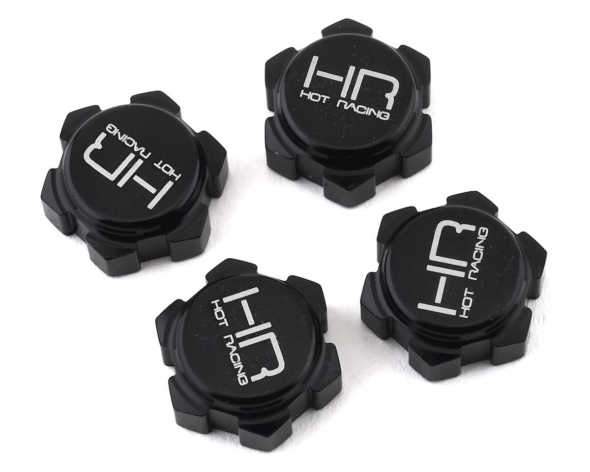 Hot Racing Arrma Aluminum 17mm Friction Dirt Shield Wheel Nuts (4) (HRAAON10M01)